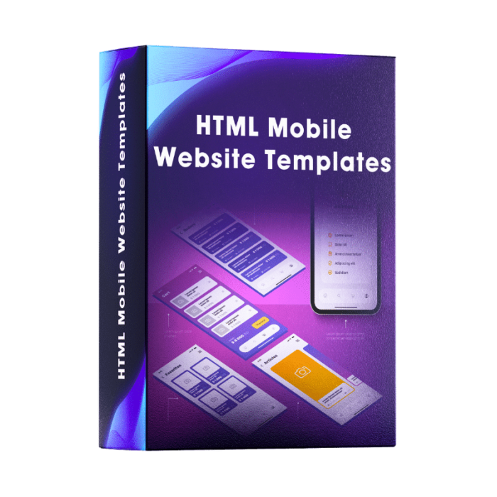 HTML Mobile Website Templates