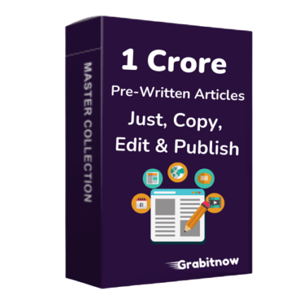 1 Crore Pre-Written Articles Bundle